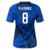 Officiële Voetbalshirt USA McKENNIE 8 Uit WK 2022 - Dames